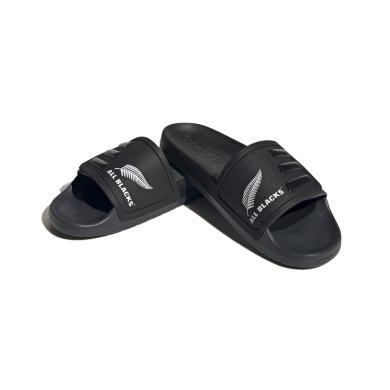 adidas Slides Adilette TND (Velcro Closure, Cloudfoam Midsole) Black/White/Grey